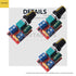CENTAURUS 3Pcs DC Motor Speed Controller Module 3V-35V PWM Speed Control Switch LED Dimmer Mini 5A Max 90W...
