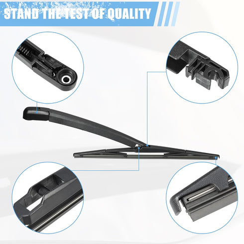 ACROPIX Rear Windshield Wiper Blade Arm Replacement Set OEM Quality Fit for Lexus RX300 2003-2008 for Lexus RX330 2003-2008 - Pack of 2...