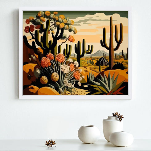 JYLMOOD Paint by Number for Adult Kits, DIY Flower Acrylic Oil Painting Kits for Adults Kids Beginners for Home Wall Decor Gifts 16x20 Inch (No Fr...