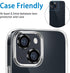 Compatible with iPhone 14 and 14 Plus Camera Lens Protector, Anti-Scratch Lens Cover 9H Tempered Glass Camera Screen Protector Shockproof Camera R...