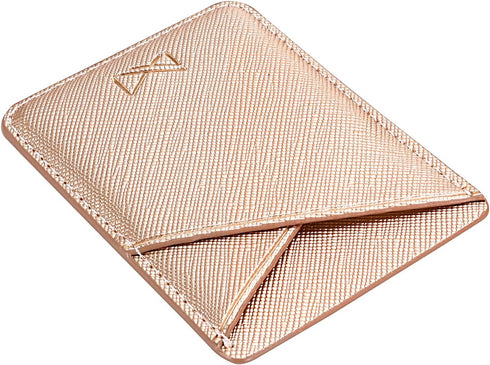 Phone Card Holder Cell Phone Stick On Phone Glitter PU Leather Sleeve Credit for iPhone Samsung Most Smartphones......