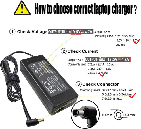 19.5V KDL-40R510C KDL-48R510C Docking Station AC Charger Adapter for Sony LCD TV Bravia KDL48W600B KDL-48W650D KDL32W600D KDL-40W KDL-40R KDL-42W ...