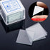 HOAOH 50 Pieces Microscope Slides and 100pcs Pre-Cleaned 20mm x 20mm Microscope Cover Slips Glasses for Basic Biological Science Education...