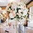 Auihiay 26 Pieces Hydrangea Artificial Flowers Silk Hydrangea Flowers Artificial Flowers Heads with Stems for Home Wedding Party Decorations (Ivor...