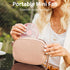 Portable Neck Fan, Handheld Mini Fan Small Personal Fan, 3 IN 1 Hand Fan USB Rechargeable Eyelash Fan with Lanyard, 180° Foldable, for Travel/Summ...