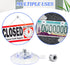 24 Pieces Suction Cup 40 mm/1.57'' PVC Clear Blue Sucker Pads with Screw Nut Extra Strong Adhesive Suction Holder Plastic for Glass Window Bathroo...