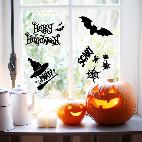 21 PCS Halloween Stencils for Painting on Wood,Halloween Crafts,Plastic Drawing Painting Spraying Template,Reusable Pumpkin bat Scarecrow Painting...