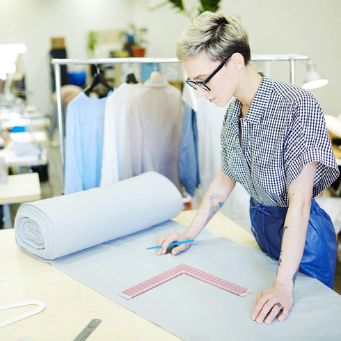 2 Pieces Plastic Sewing Ruler L Shaped Ruler Right Angle Ruler Sewing Measure Tailor Ruler Clear Sewing Ruler for Tailor Craft Tool Drawing Measur...