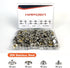 160 pcs snap buttons,snap fasteners kit 15mm stainless steel snaps marine grade boat canvas snaps,3/8" socket metal snaps for clothing leather boa...