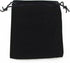 AEAOA Gift Bags, Pack of 25 Pieces 4.8" X 3.6" Velvet Drawstring Jewelry Pouches, for Candy, Pins, Jewelry, Treats, Birthday Party Favors (Black)...