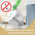 2.6 Gallon Small Trash Bags, Magesh 2.6 Gallon Trash Bag Strong, Leakage-Free, Small Garbage Bags 2.6 Gallon Unscented Thick for Bathroom, Office,...