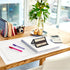 Black Metal Mesh Business Card Holder Desk Business Card Organizer for Desk Office Name Card with 50 Name Card Capacity-6pcs...