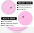 1 Sets 6 Pieces Fluffy Steering Wheel Cover for Women Girls, Includes Soft Fur Steering Wheel Cover Car Coaster Plush Keychain Rhinestone Ring Sti...