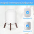 Wood Table Stand for HomePod 1 and Homepod 2 Speaker with Dust-Proof Cover, Anti-Slip Wooden Desk Stand Compatible with Homepod 1st & 2nd Desktop ...