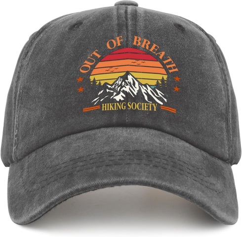 Golf Hat Mens Outdoor Hat Pigment Black Golf Hat Gifts for Daughter Outdoor Caps...