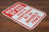 Beware of Dog Dog is Contained by an Invisible Fence Sign 14 x 10 Inch 40 Mil Thick Aluminum Reflective Sign UV Protected Water Proof...