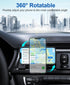 Beeasy 15W Mobile Phone Holder Car with Charging Function-Wireless Charger Car Automatic Qi Inductive Charging Station Car-Mobile Phone Holder Car...