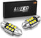 LUYED 2 X Super Bright 2835 6-EX Chipsets Error Free 1.25 inches DE3175 DE3021 DE3022 3175 LED Bulbs Used For Dome light,Xenon White...