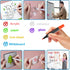 Liquid Chalk Markers for Acrylic Fridge Calendar Dry Erase Markers, Wet Erase Pens Set of 6Colors apply to Glass, Labels, Whiteboards Dry Erase Ac...