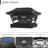 Davinci Lighting Renaissance Solar Outdoor Post Cap Lights - Includes Bases for 4x4 5x5 6x6 Posts - Bright LED Light - Slate Black (1 Pack)...