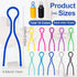 HINZIC 150pcs Plastic Bobbin Thread Holders, Thread Buddies Bobbin Clips, Thread Spools Clamps Organizing Pairing Matching Quilting Sewing Machine...