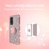 KuDiNi for Revvl v+ 5g Phone Case t-Mobile, Revvl V Plus 5G Case for Women Glitter Crystal Soft Clear Tpu Luxury Bling Protective Cover with Kicks...