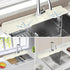 Kitchen Sink Splash Guard Gen2-30" x 6'' Silicone Sink Mat Splash Guard fit for Countertop, Bathroom,Farmhouse,RV by EBIGIC (White)...