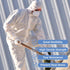 ETERNA Hazmat Suits-Disposable Protective Coverall with Hood, Zipper, Elastic Wrists, Shoe Covers for Men & Women, Shield from Dirt, Dust, Paint (...