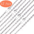 LPBeads 12 Pack Mix Size Stainless Steel Chain Necklace for Jewelry Making...