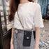 LUVI Compatible with iPhone 12 Mini Wallet Case with Crossbody Strap Lanyard Neck Strap Credit Card Holder with Purse Handbag Shoulder Strap Silic...