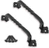 OVOV 2 Pack Barn Door Pull Handle Hardware for Wooden Garden Gate Shed Cabinet Door (2Pcs 4inch)...