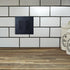 Legrand radiant RWP262GCC6 Screwless Wall Plates, 2 Gang, Two Decorator Rocker GFCI Cover, Graphite (1 Count)......