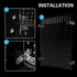 Fish Tank Divider Acrylic Aquarium Divider Kit with 8 Suction Cups Accessories Fish Separator Transparent Plate (Suction Cup Included) 11.8 * 15.7...