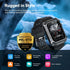 Smart Watches for Men with Bluetooth Call Tactical Outdoor Sports Smartwatch for Android iPhone Waterproof Fitness Watch with Heart Rate Step Coun...
