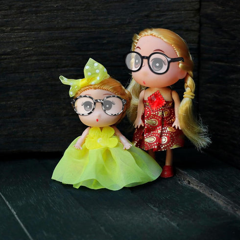 TOYANDONA Doll Glasses for 18 inch Dolls, 6pcs Mini Doll Eyeglasses Doll Dress Up Glasses with Clear Lens for Crafts Pets Doll Costume Accessories...