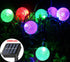 Solar String Lights Outdoor, 20ft Waterproof 30 LEDs 8 Modes Crystal Globe Solar String Fairy Lights Backyard Patio Christmas Lights for Holiday P...