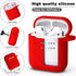 R-fun Compatible with AirPods Case Cover, Soft Silicone Protective Cover with Keychain for Women Men Compatible with Apple AirPods 2nd 1st Generat...