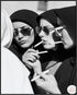 Posterizer 1 pcs-black and white photo art-nuns smoking cigarettes 1-Photography Art-Retro Art-Decorations for Bedroom, Office, Living Room - unfr...