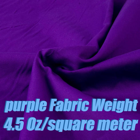 2 Yard Purple Cotton Fabric,Natural Cotton Poplin Fabric by The Yard,Purple Fabric,59 Inches Wide 100% Cotton Fabric,Soft Embroidery Muslin Quilti...