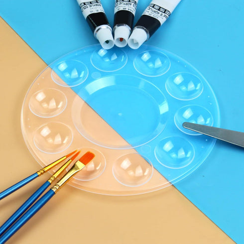22 PCS Clear Paint Tray Palettes for Kids or Birthday Painting Party, Clear Acrylic Artist Paint Tray Palette, Clear Acrylic Oil Watercolor Craft ...