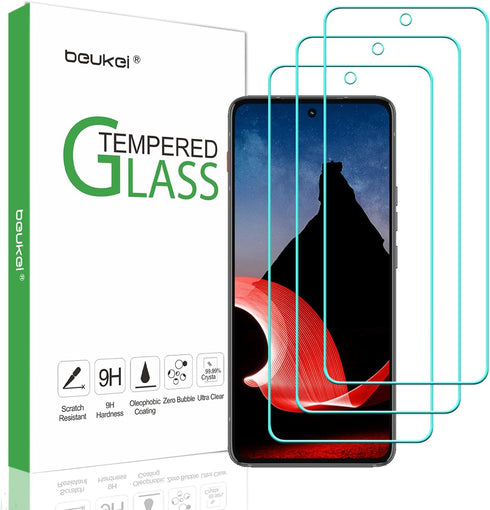 beukei (3 Pack) Designed for Motorola Think Phone (2023) Screen Protector Tempered Glass, Touch Sensitive,Case Friendly, 9H Hardness...