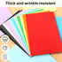 Shindel 100 Sheets Construction Paper for Crafts, 12 Color Cardstock Paper Kids Art Crafts Card for Art Class Invitation Making Scrapbooking Back ...