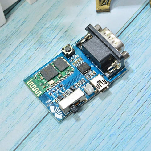 1Pcs RS232 Bluetooth Serial Adapter Communication Master-Slave Module 5v Mini USB...