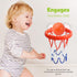 Bath Toys, Bathtub Basketball Hoop for Kids, Toddlers, Boys, and Girls, 3 Balls No Holes, Mold Free Bath Toys and Strong Suction Cup, Fun Bathtub ...