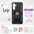 LeYi for Samsung Galaxy A35-5G Phone Case: with Glass Screen Protector and Camera Lens Protector, Military-Grade Heavy Duty Android Cell Case Cove...