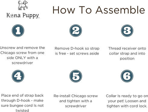 Waterproof E-Collar Replacement Strap Dog Collar for Invisible Fence/ecollar - Easy On Bungee...