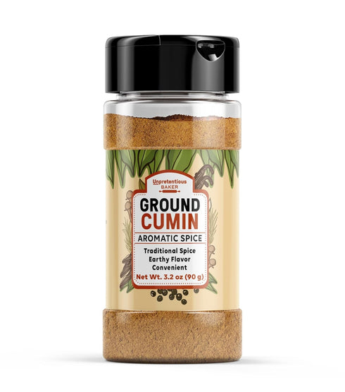 Unpretentious Ground Cumin, 3.2 oz, Aromatic Flavor, Traditional Spice...