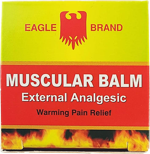 Eagle Brand Muscular Balm, External Analgesic, Warming Pain Relief, 0.7oz x 3, (Pack of 3)...