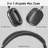 Case Cover for AirPods Max Headphones,AHBTEYM Carbon Fiber Texture TPU Ear Cups Cover/Ear Pads Case Cover/Headband Cover for Apple AirPod Max,Acce...