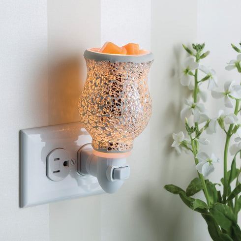 Candle Warmers Etc Pluggable Fragrance Warmer- Decorative Plug-in for Warming Scented Candle Wax Melts and Tarts or Fragrance Oils, Reflection...